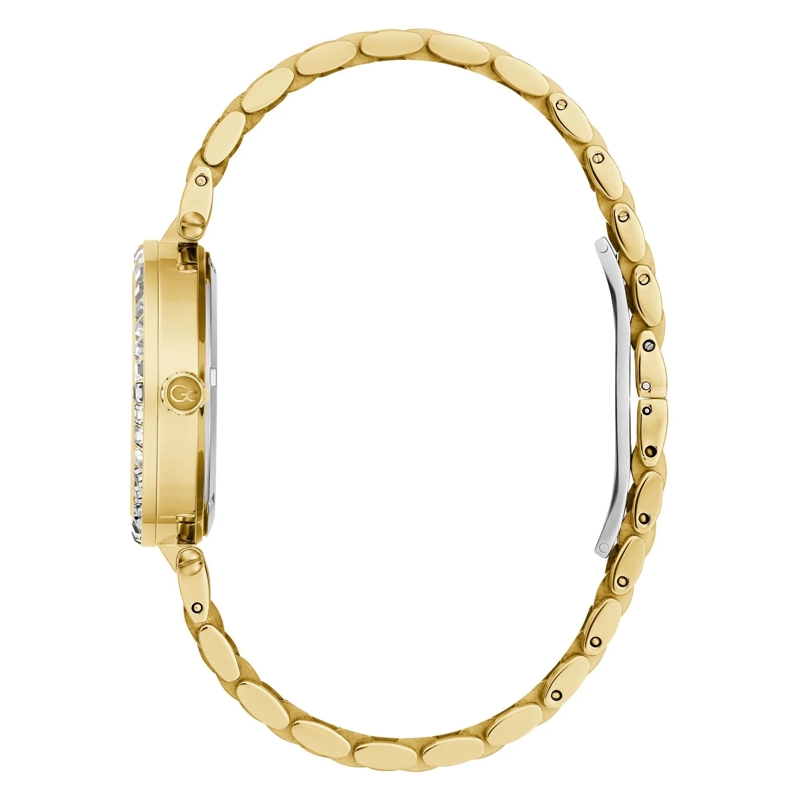 GC Quarzuhr Quarz-Analoguhr Gc Flair Crystal gelb(Image 2)