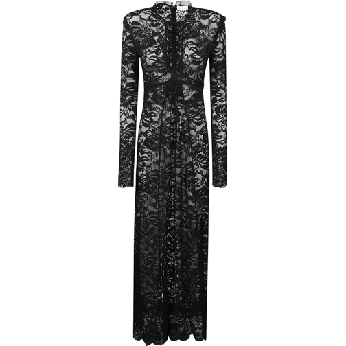 Paco Rabanne Robes midi Dress Black schwarz