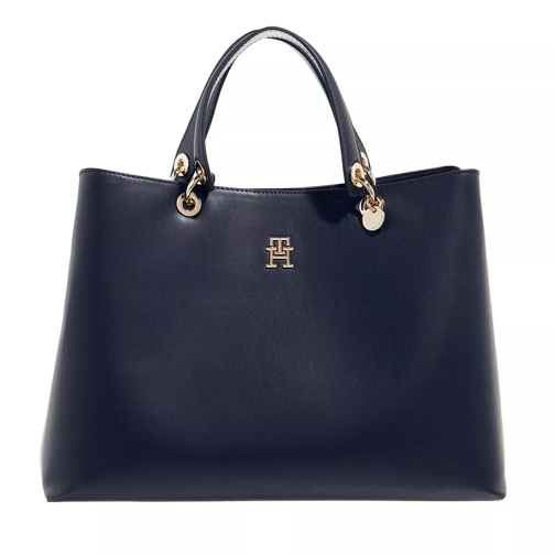 Tommy Hilfiger Th Chic Satchel Space Blue Tote
