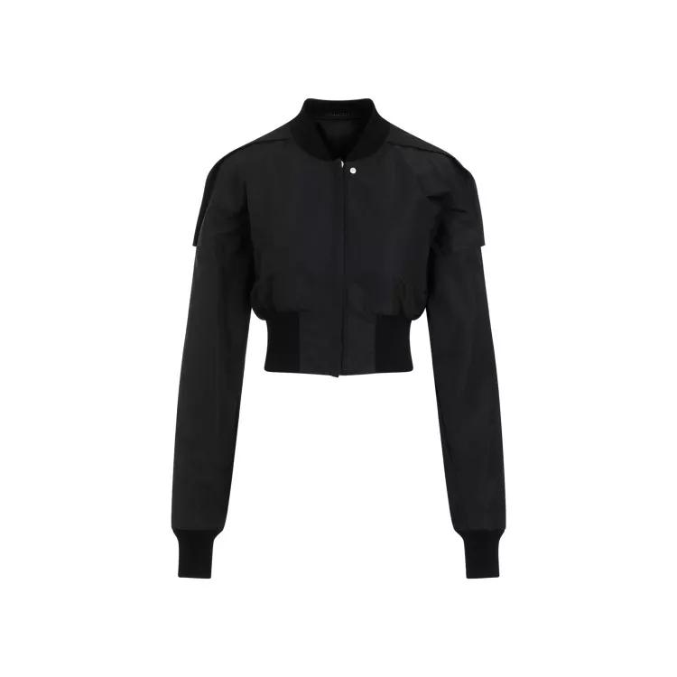 Rick Owens - Collage Black Polyester Bomber - Größe 42 - black