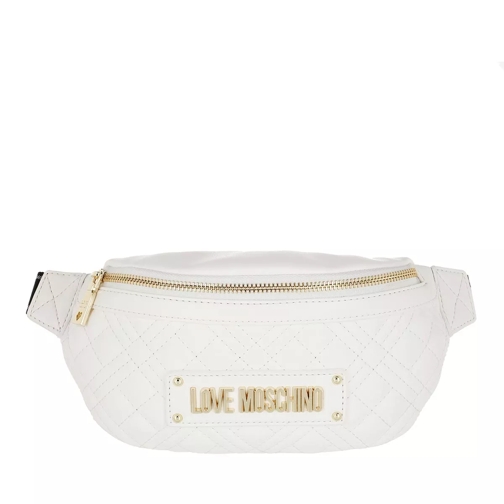 Love Moschino Borsa Quilted  Pu  Bianco Crossbody Bag