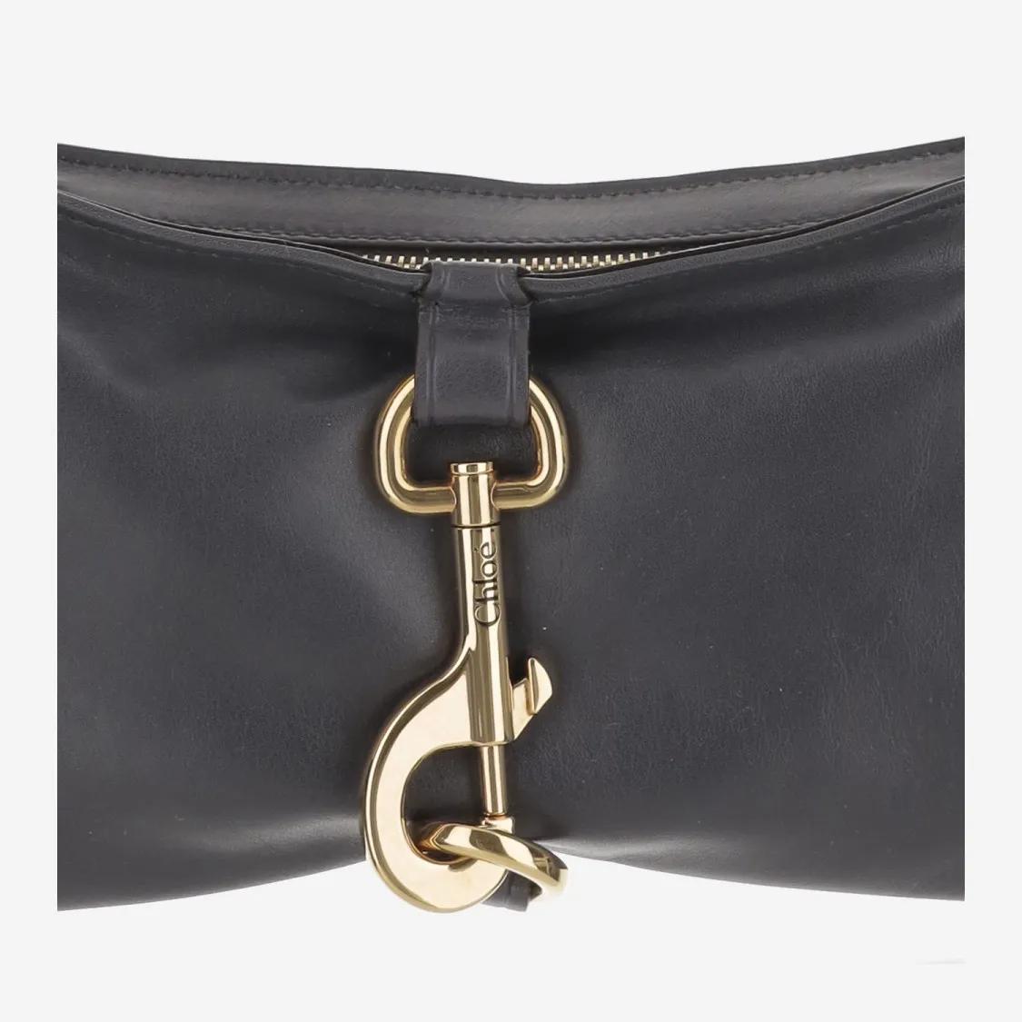 Chloé Hobo bags Kerala 25 Leather Shoulder Bag in grijs