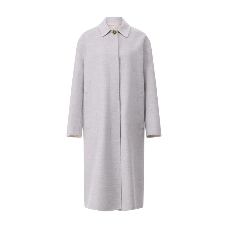 Lardini Manteau d'hiver Mantel aus Schurwolle grau