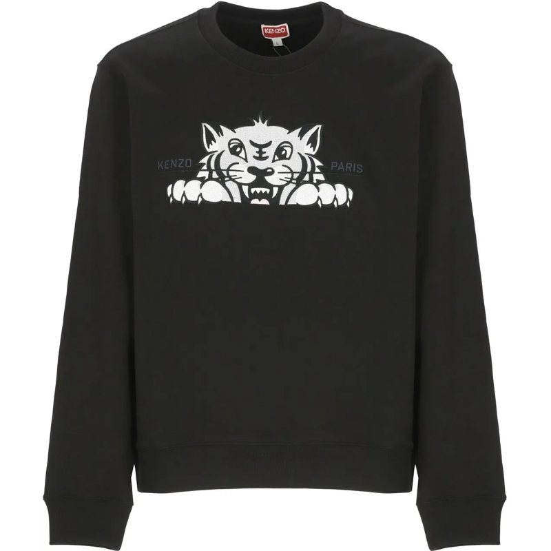 Kenzo  Tiger Graphic Black Sweatshirt Black
