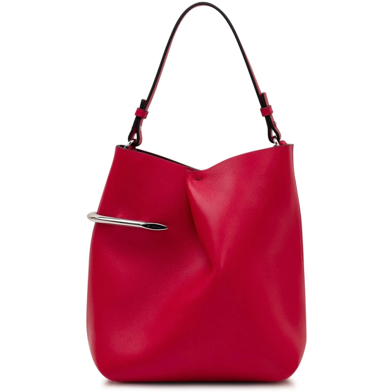 Givenchy Schultertasche Borsa Hobo in Pelle con Dettaglio Metallico rot