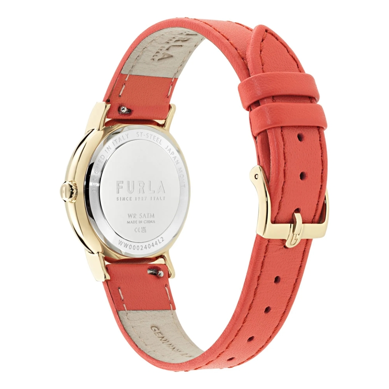 Furla Quarzuhr Quarz-Analoguhr Furla Easy Shape orange(Image 3)