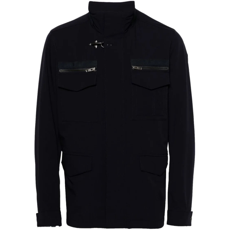 Fay Veste de transition Field Stretch Jacket Blue