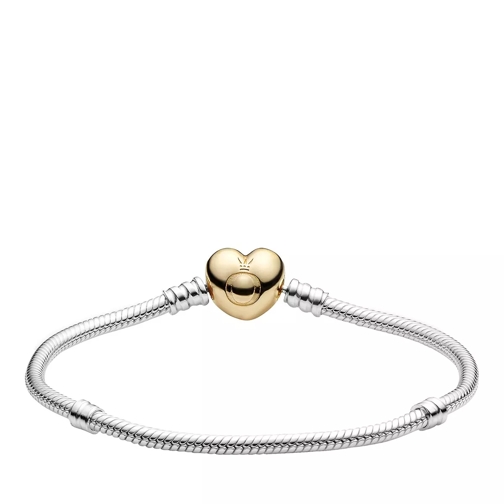 Pandora Bracelet Moments Schlangen-Gliederarmband mit Herz-Verschlu (Image 2)