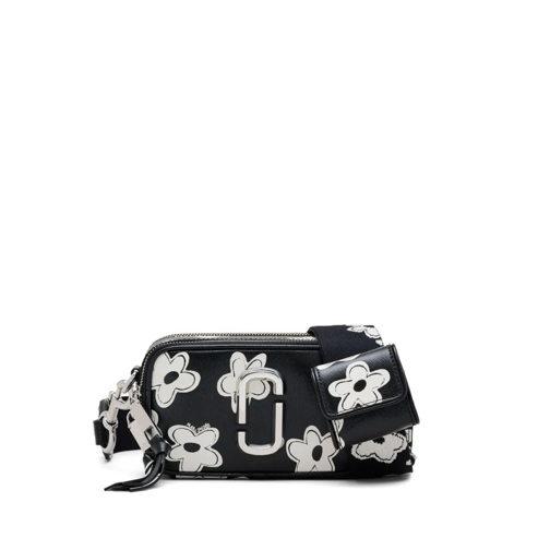 Marc Jacobs Sac à bandoulière Rectangular Floral Patterned Bag Black