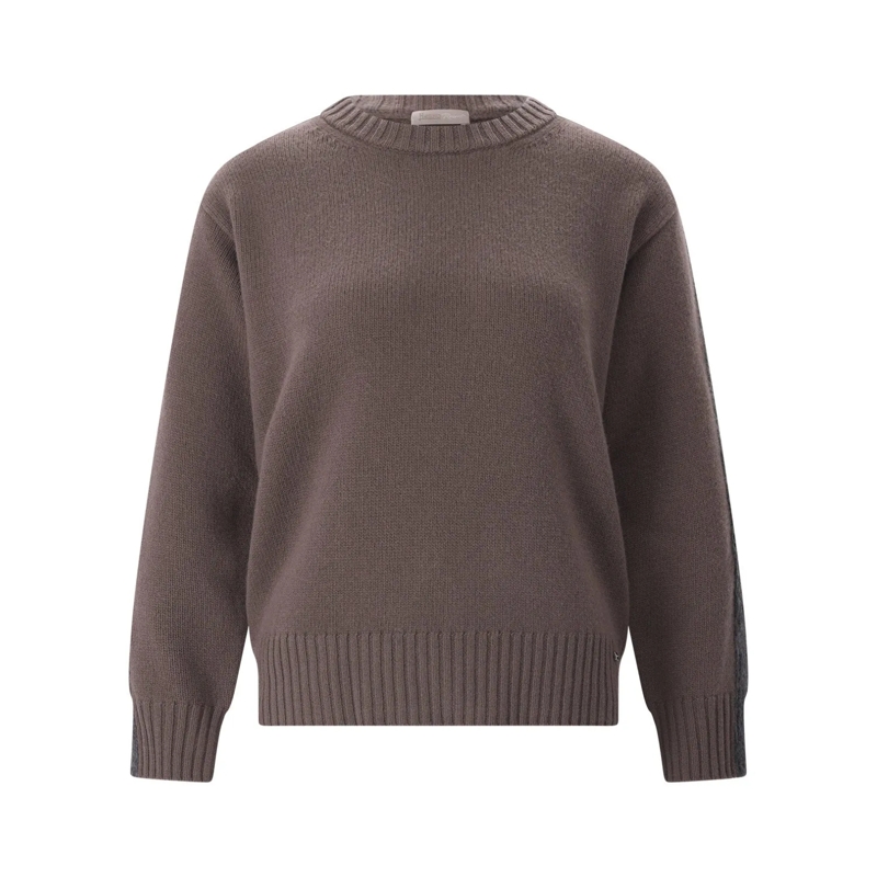 Herno Pullover Pullover aus reiner Wolle braun