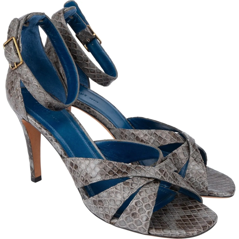 Celine Pumps Celine Exotic Python Spartiates Heels (37) mehrfarbig