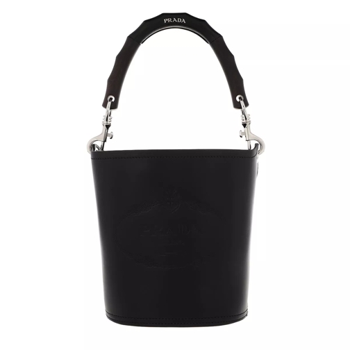 Prada Bucket Bag Leather Nero Bucket Bag