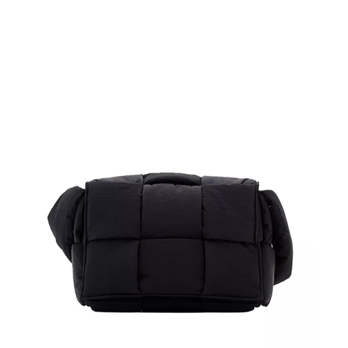 Bottega Veneta Nylon Padded Tech Cassette Black Axelremsväska