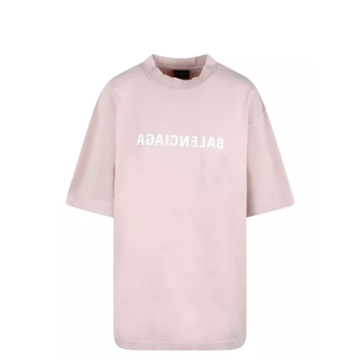 Balenciaga Back Flip T-Shirt Pink 