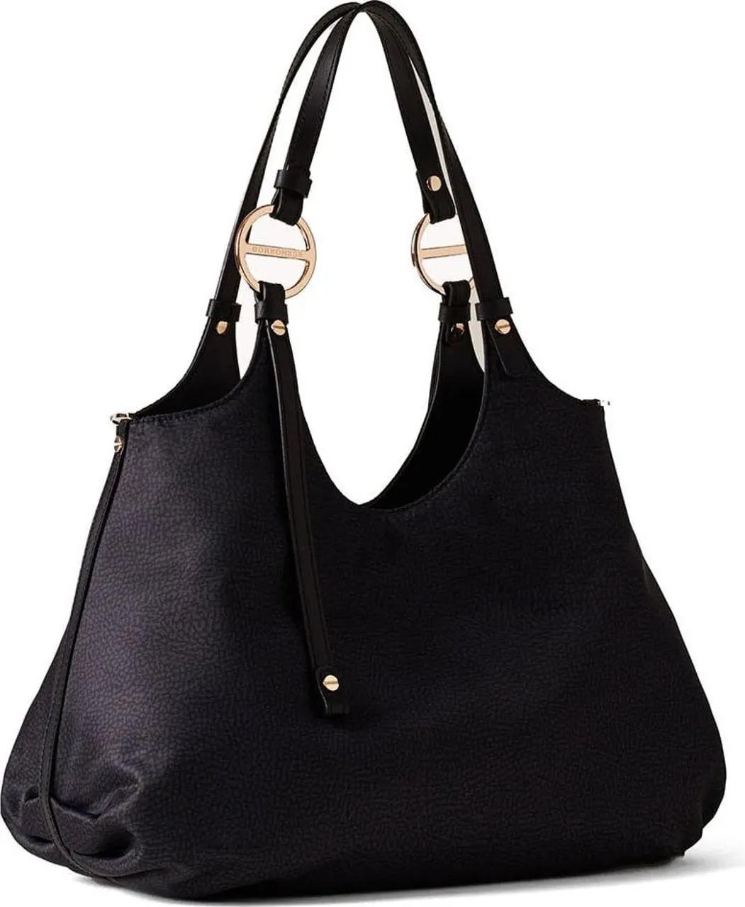 Borbonese Crossbody bags.. Black in zwart