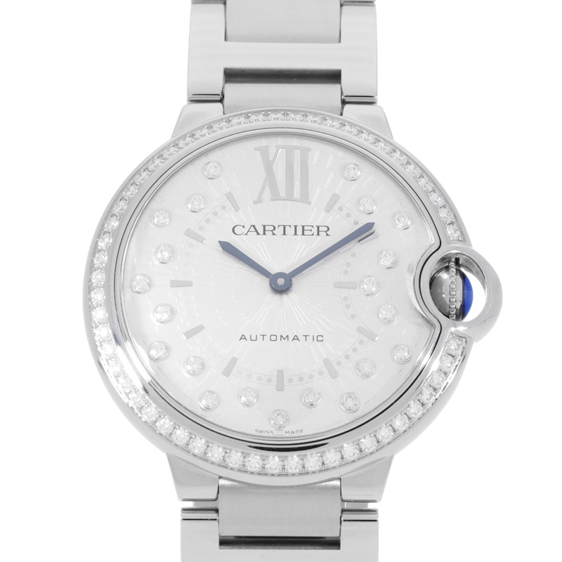 Cartier Automatikuhr Ballon Bleu Silber