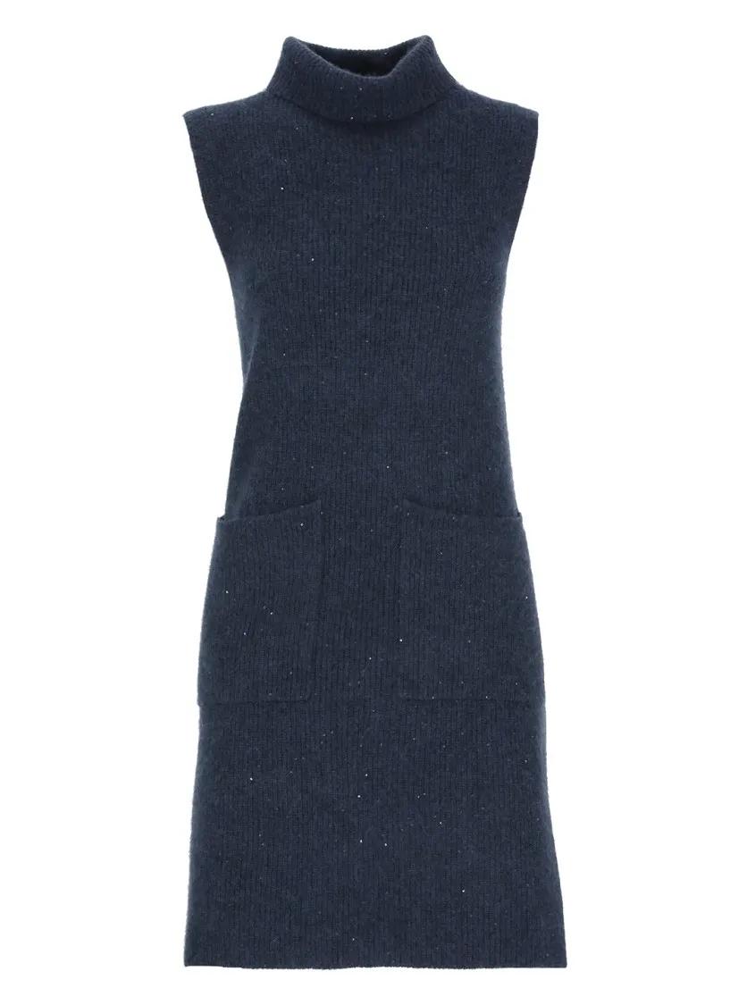 Fabiana Filippi - Virgin Wool, Silk, Cashmere And Alpaca Dress - Größe 42 - schwarz