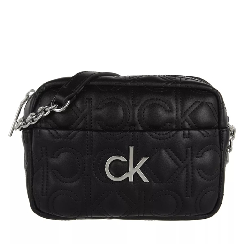 Calvin Klein Re-Lock Camera Bag Quilt CK Black Cameratas