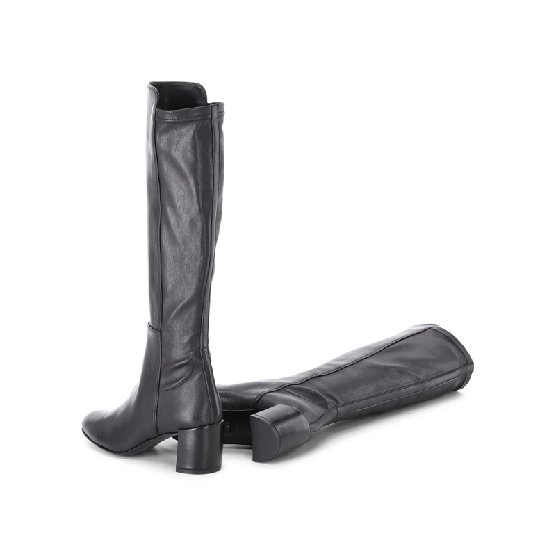 Agl Schnürschuhe Stiefel Lynn mit Absatz schwarz(Image 2)