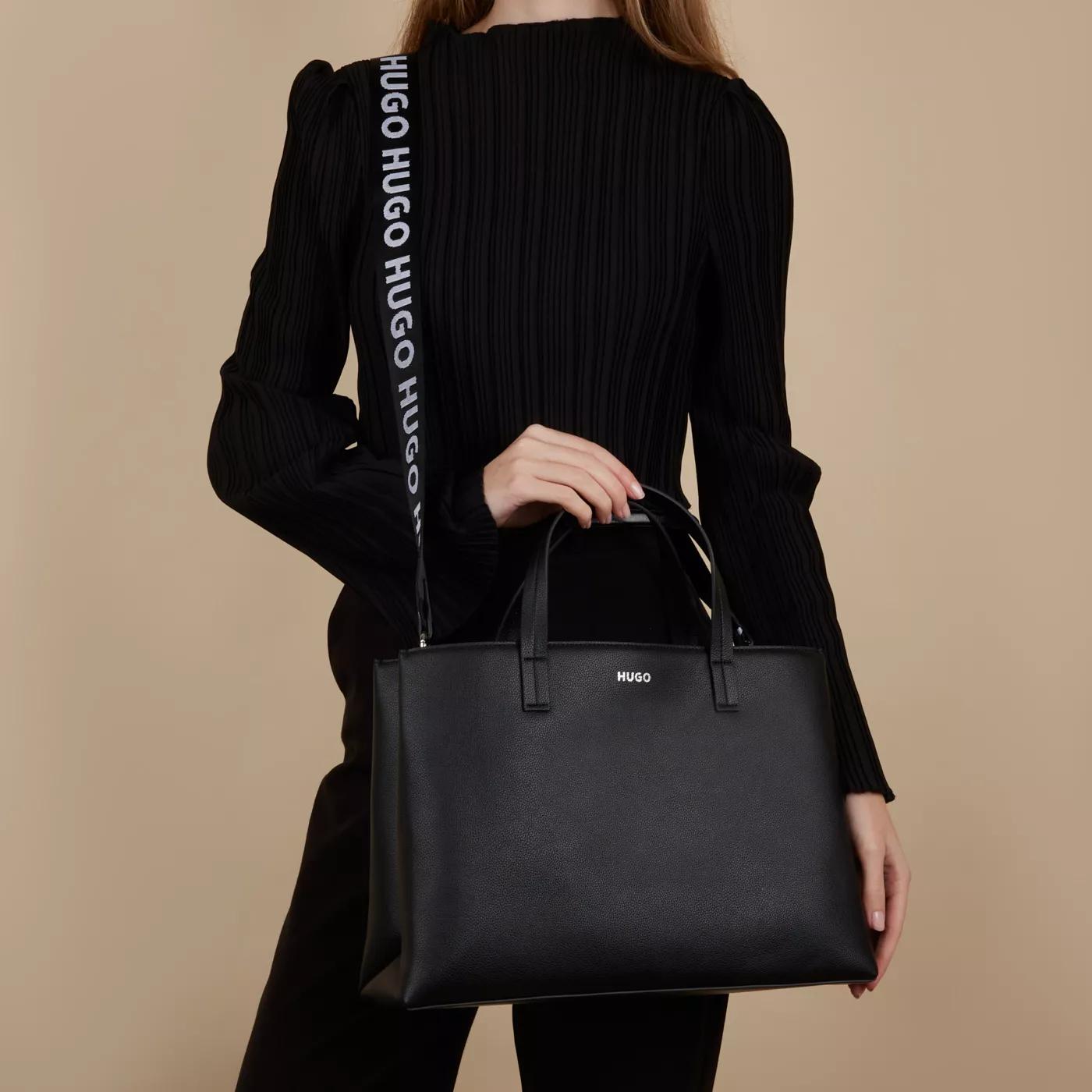 HUGO Totes & shoppers Bel Tote W.L. in zwart