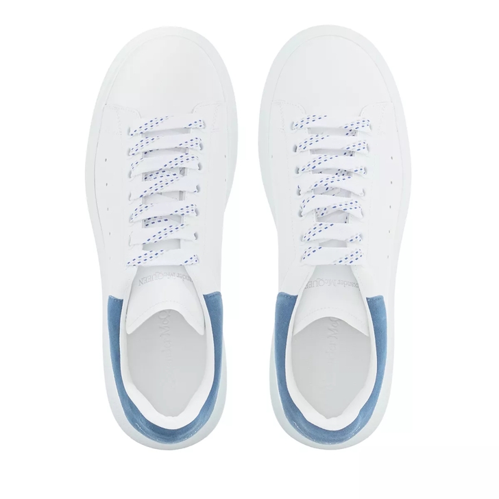 Alexander McQueen Oversized Sneakers White Paris Blu Low Top Sneaker