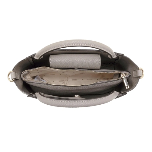 Guess Tote Brenton Sml Girlfriend Satchel Dark Taupe (Image 4)