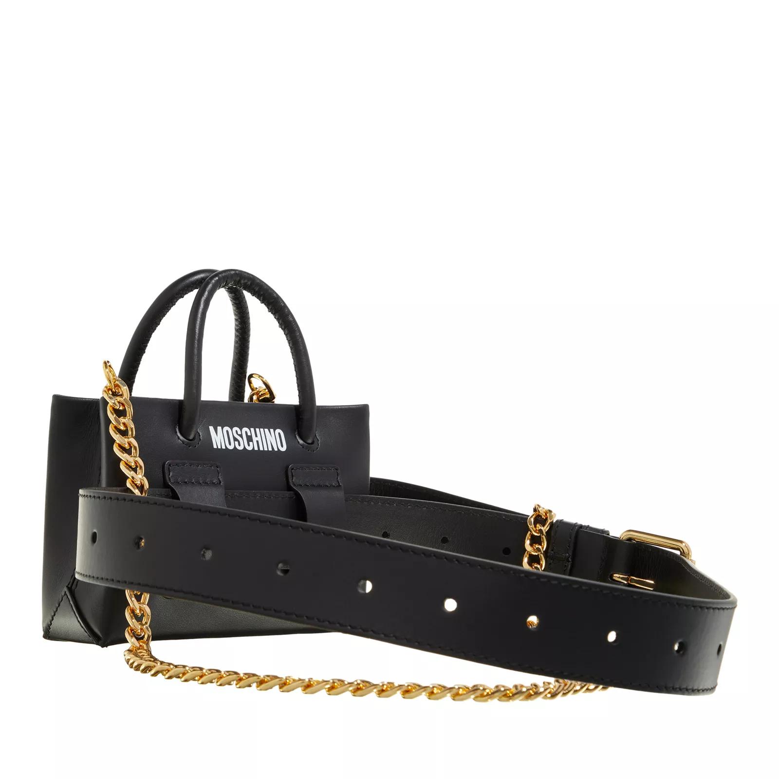 Moschino Heuptasjes Belt Bag in zwart