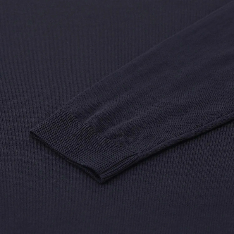 Roberto Collina T-Shirt Strickpullover mit V-Ausschnitt schwarz(Image 3)