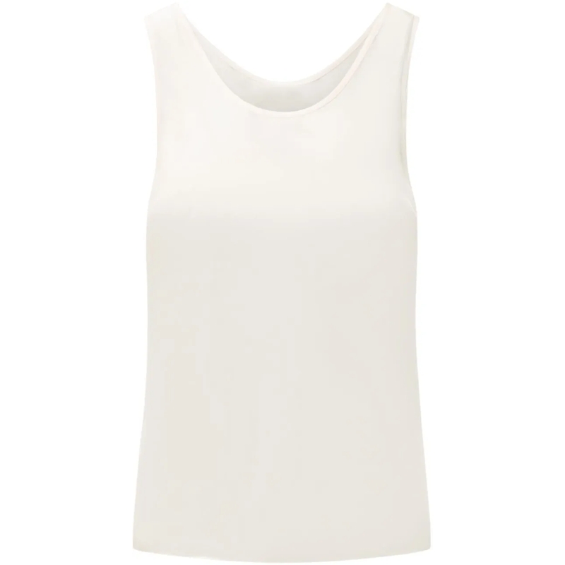 Pinko Top Canottiera con Scollo Ampio weiß