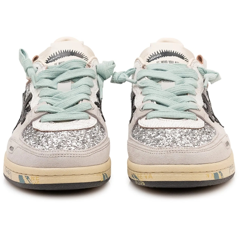 Premiata Sneaker basse Sneakers BskTclad con Inserti e Lacci weiß(Image 2)