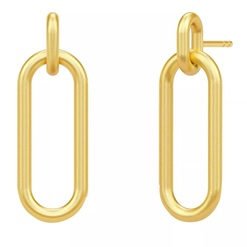 Julie Sandlau Link Earstuds Yellow Gold Drop Earring