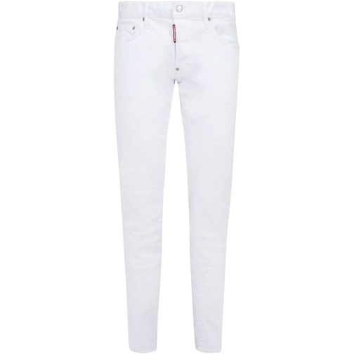 Dsquared2 Slim Fit Jeans Dsuared2 White Bull Skinny Jeans weiß