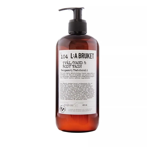 L:A BRUKET 104 Hand & Body Wash Bergamot/Patchouli Duschgel
