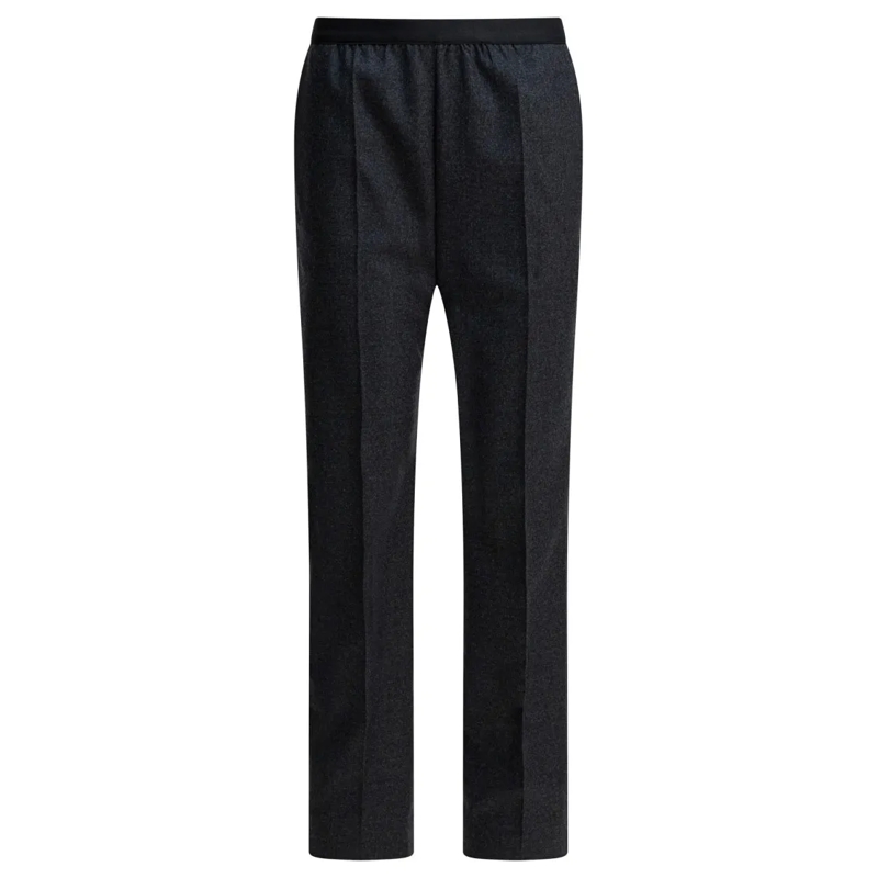 Maison Margiela Pantalon de jogging Straight-Leg Pants With Mid-Rise Fit And Distincti Black