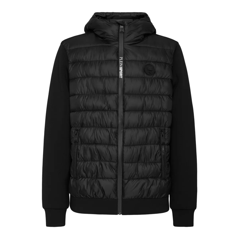 Plein Sport Lederjacke Jacke Tiger schwarz