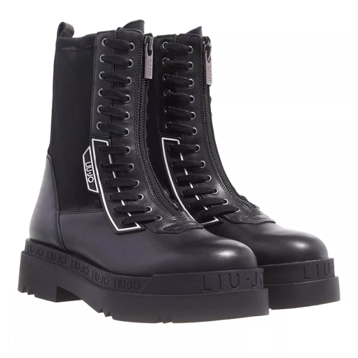 LIU JO Love 22 - Ankle Boot Black Lace up Boots