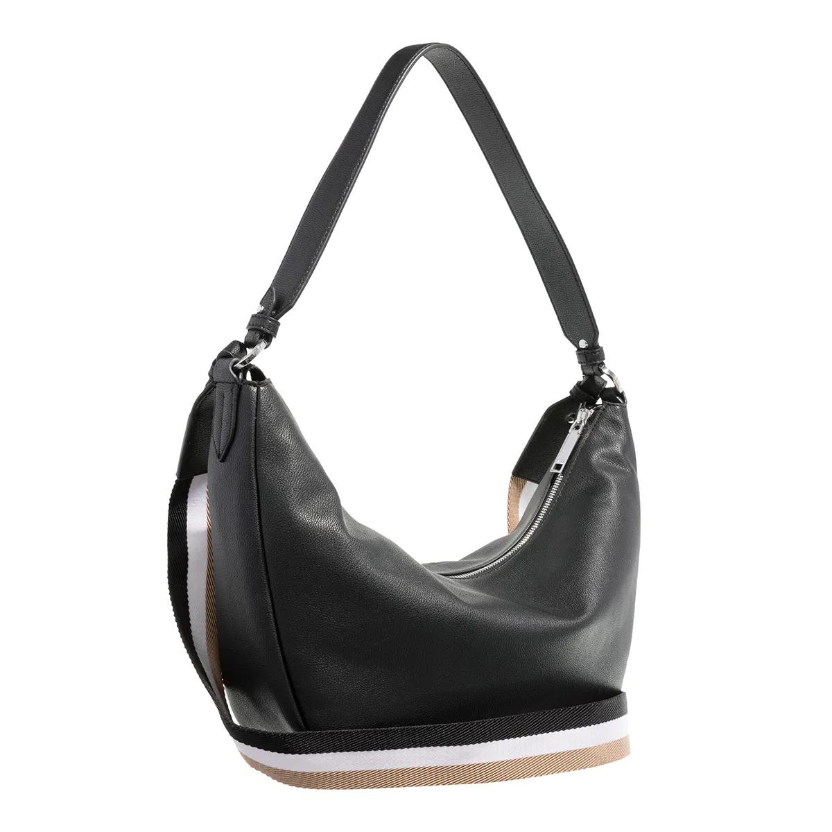Boss Hobo bags Addison Hobo in zwart