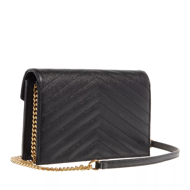 Saint Laurent Wallet On A Chain Ysl Chain Wallet Monogram Nero(Image 2)