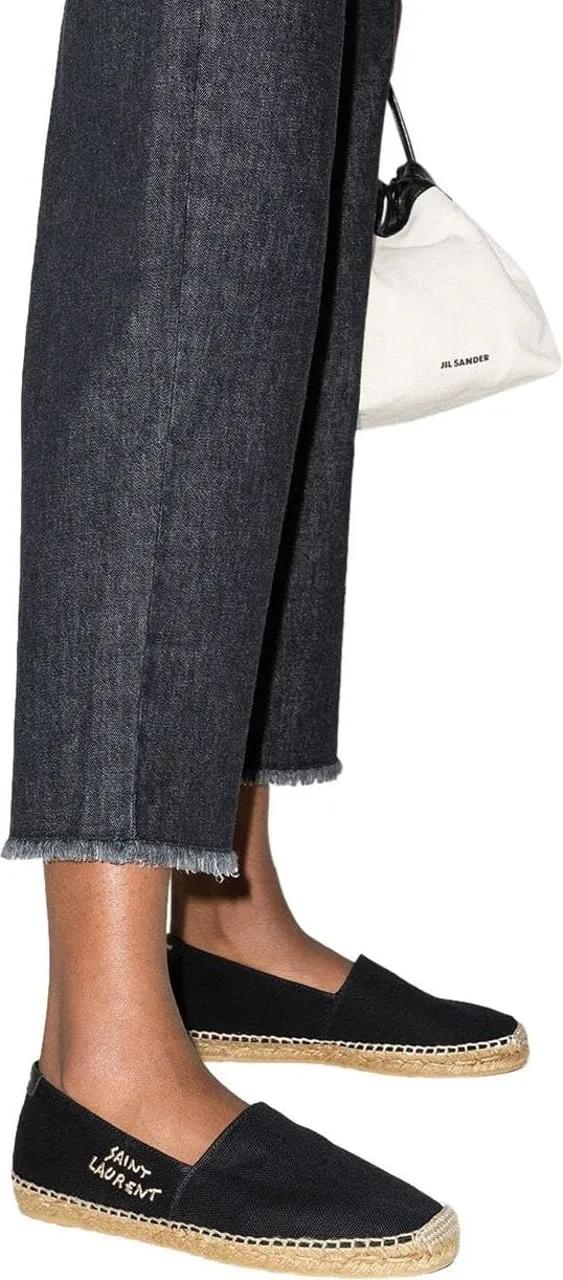 Thumbnail - Saint Laurent Loafer - Flat Shoes Black - Gr. 38,5 (EU) - in Schwarz - für Damen