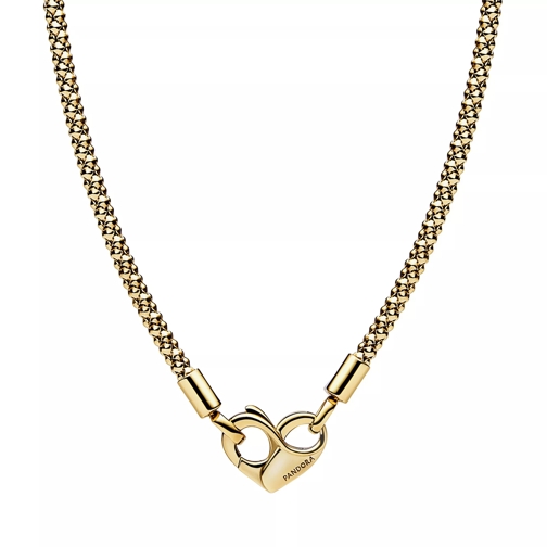 Pandora Pandora Moments Studded Chain Necklace gold Korte Halsketting