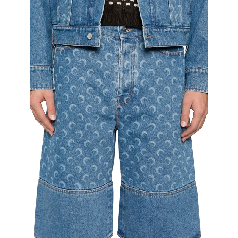 Marine Serre Shorts Shorts Light Blue blau(Image 4)
