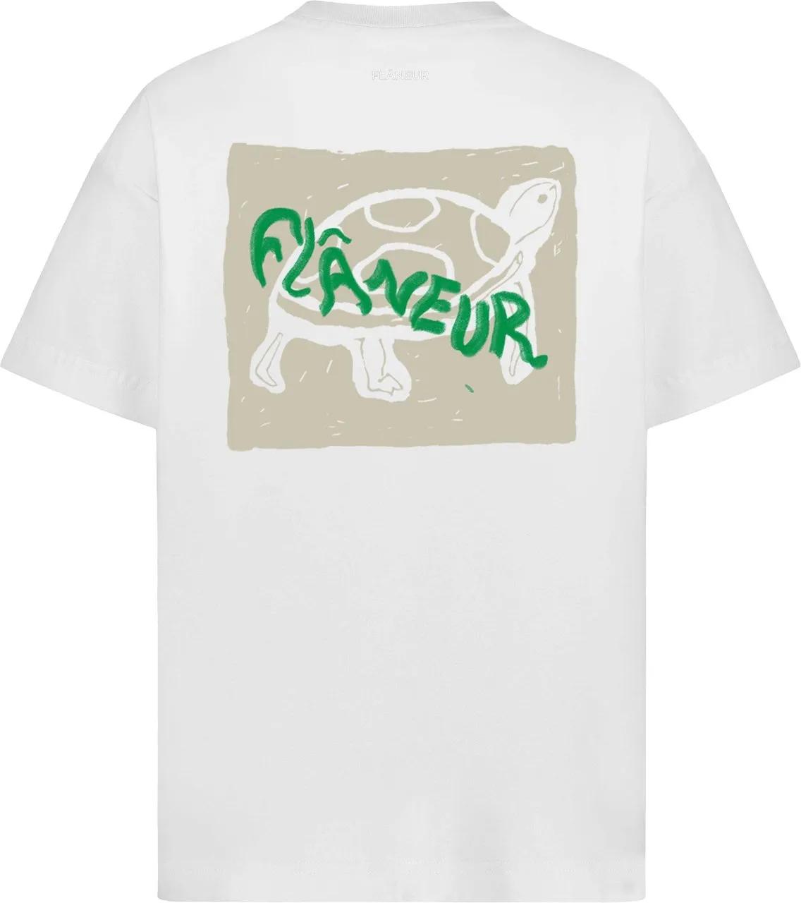 Thumbnail - Flâneur - Flaneur T-shirt Wit Chalk Turtle - Größe XXL - white