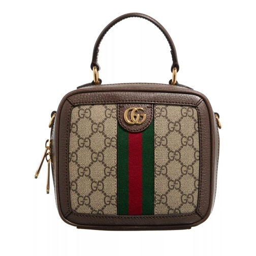Gucci Ophidia GG Mini Top Handle Bag Beige / Ebony Mini Tas