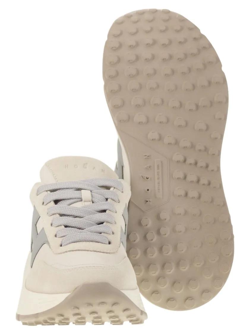 Thumbnail - Hogan Low-Top Sneaker - Hi-Fi Trainers With Side H - Gr. 38,5 (EU) - in Beige - für Damen