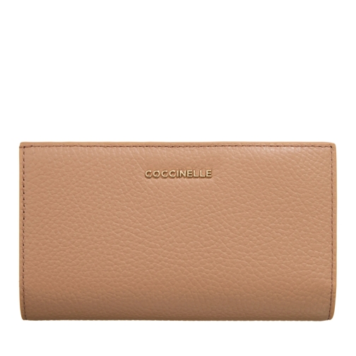 Coccinelle Bi-Fold Wallet Metallic Soft Skin