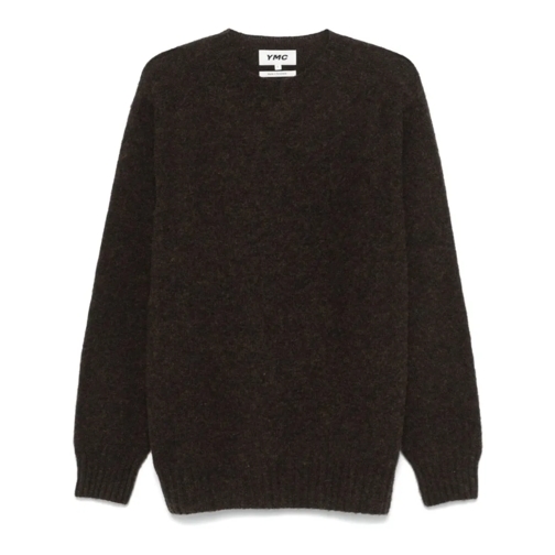 YMC Pullover Crewneck Sweater Brown