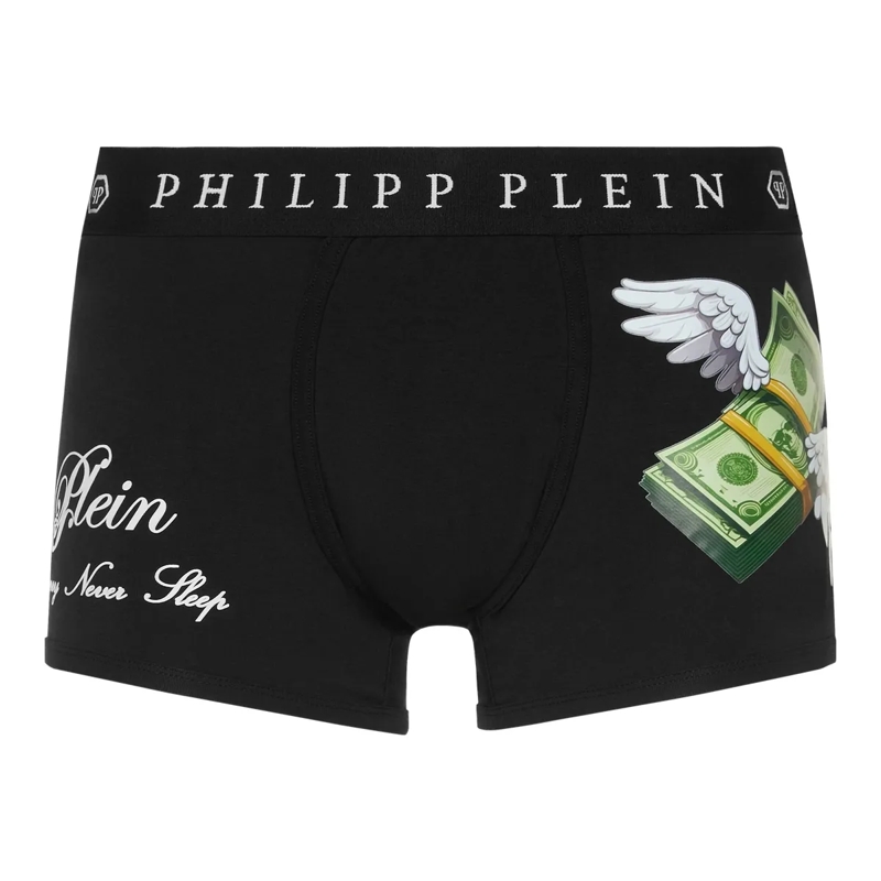Philipp Plein  Boxer Money schwarz