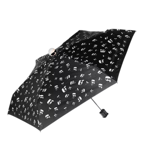 Karl Lagerfeld Ikonik Karl Print Umbrella Black 