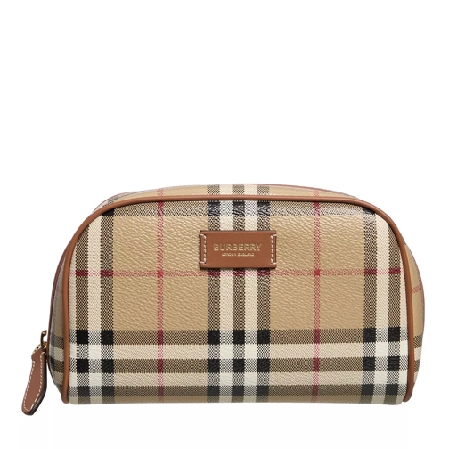 Burberry Nécessaire Logo Cosmetic Pouch Archive Beige