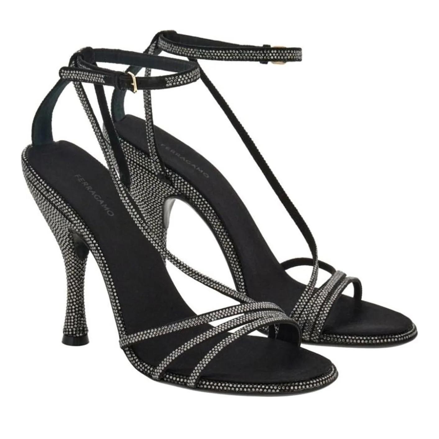 Salvatore Ferragamo Sandals Black schwarz High Heel